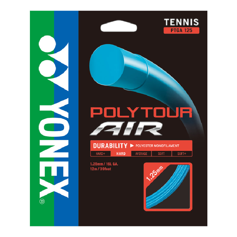 Yonex Polytour Air 1.25mm 16L String Set - Sky Blue