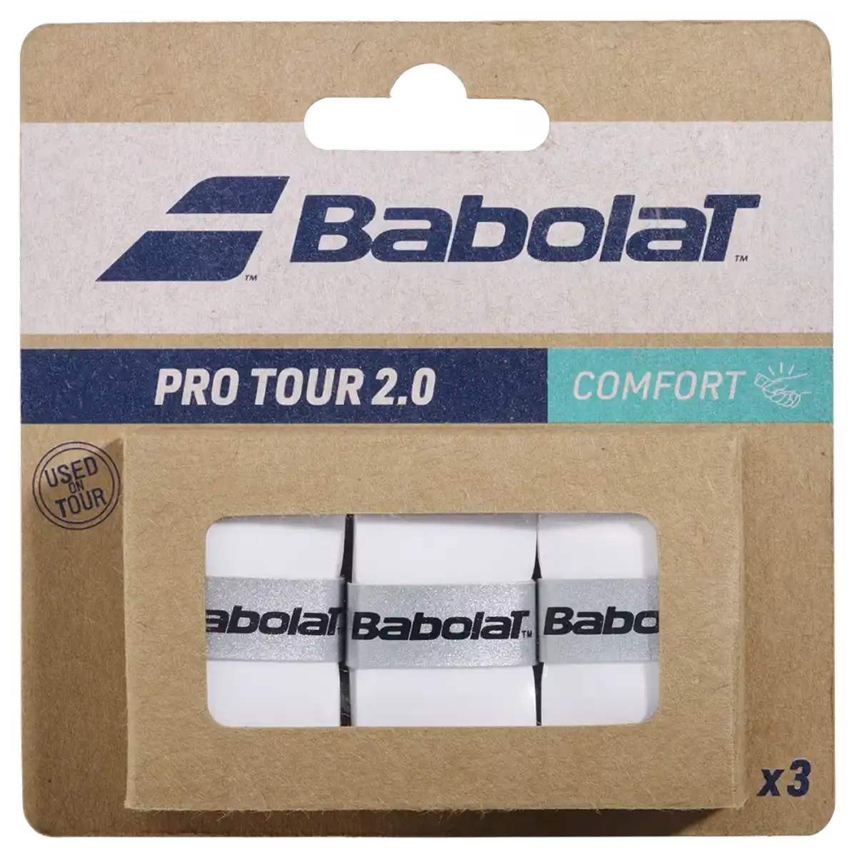 Babolat Pro Tour 2.0 Comfort Overgrip 3 Pack