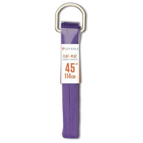 SofSole 45" Flat Shoe Laces - Purple
