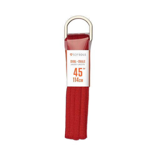 SofSole 45" Oval Shoe Laces - Red