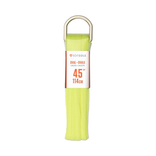 SofSole 45" Oval Shoe Laces - Neon Yellow