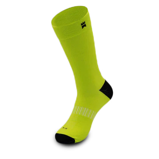 Gilnokie Trainer High Viz Yellow Crew Socks