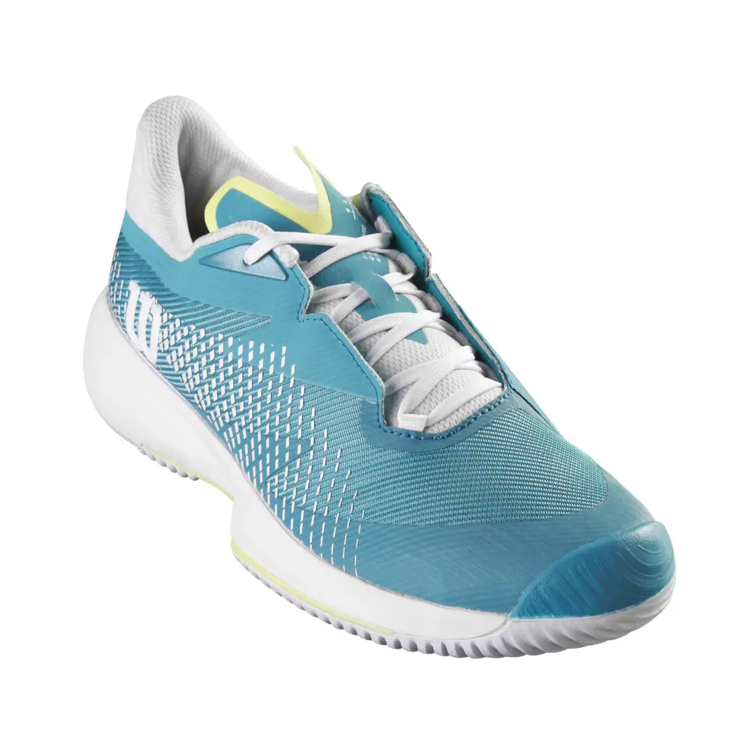 Wilson Ladies Kaos Swift 1.5 Tennis Shoe in Blue/White/Sunny Lime