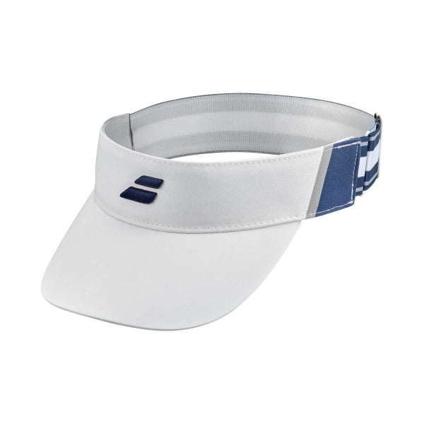 Babolat Logo Women's Tennis Visor in White/Blue