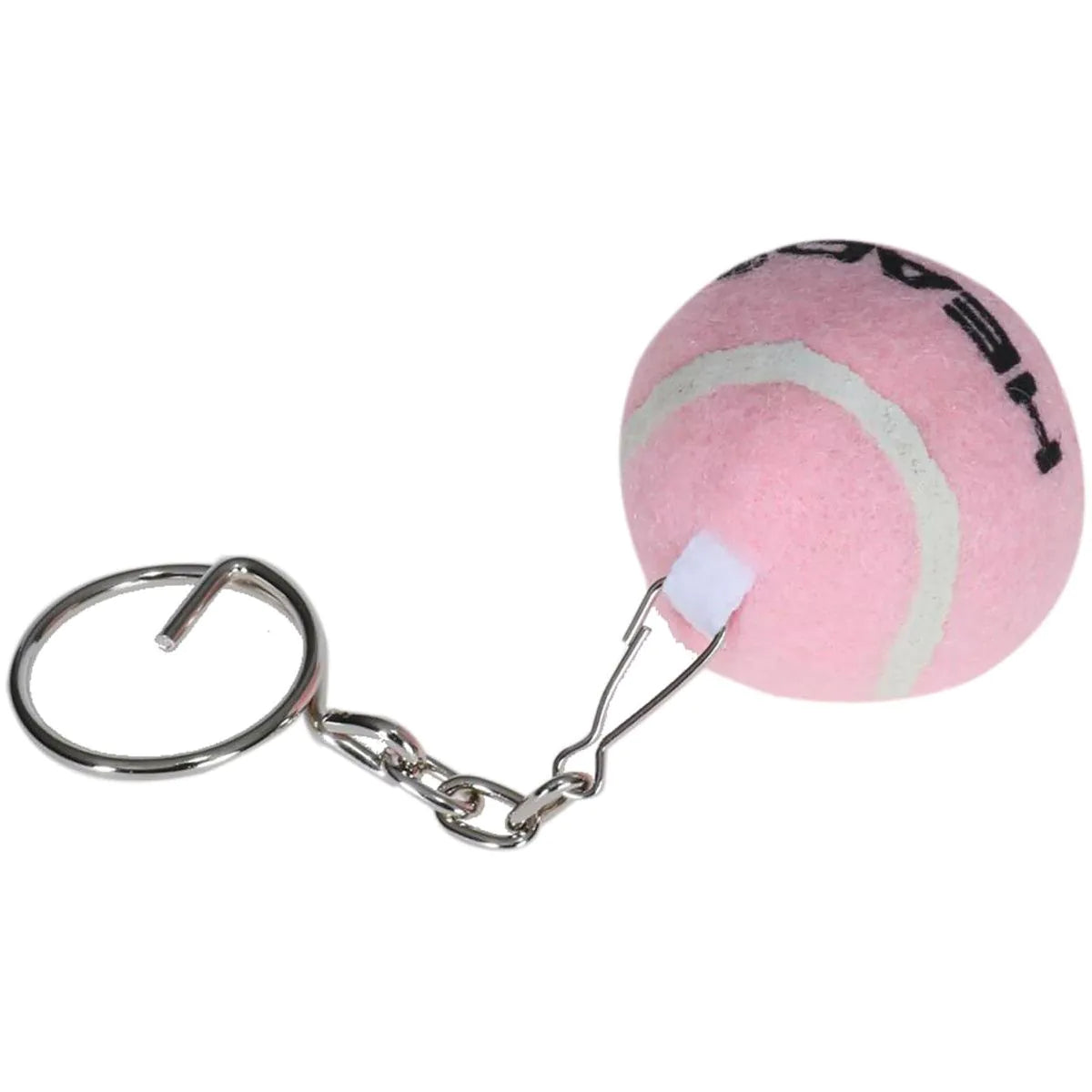 Head Mini Tennis Ball Keychain