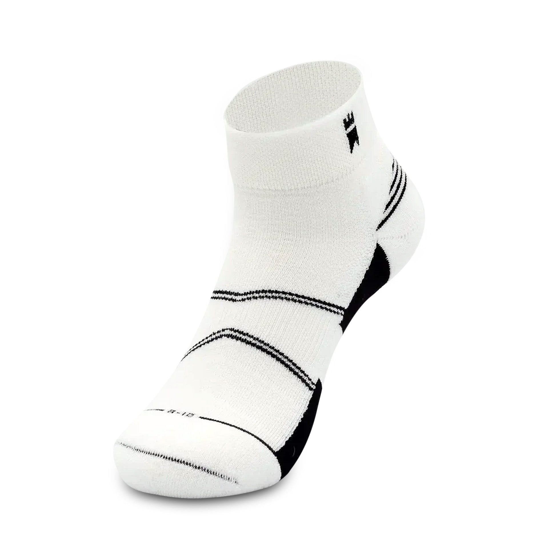 Gilnokie Active X Ankle Sock-White Black