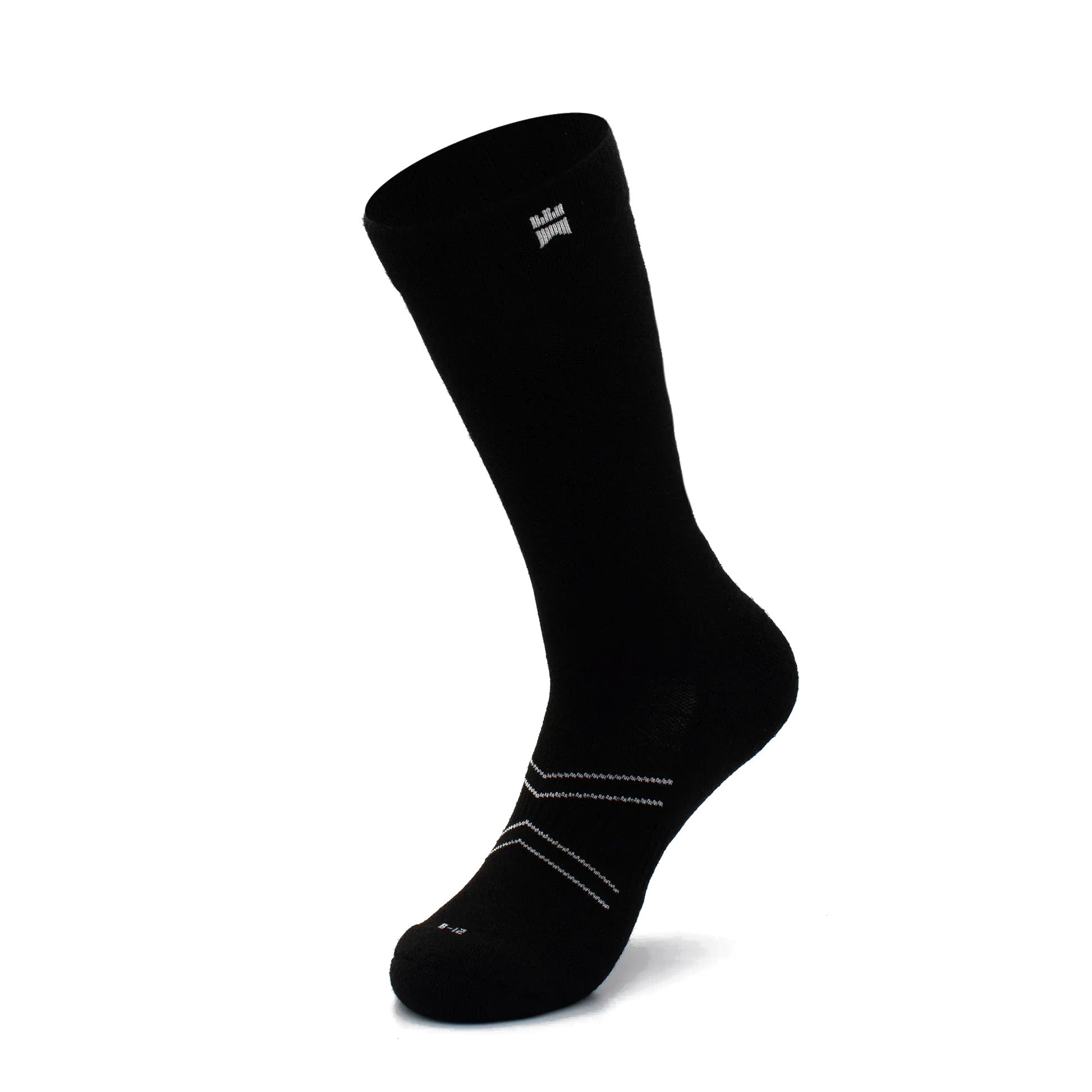 Gilnokie Sport Run Crew Sock - Black