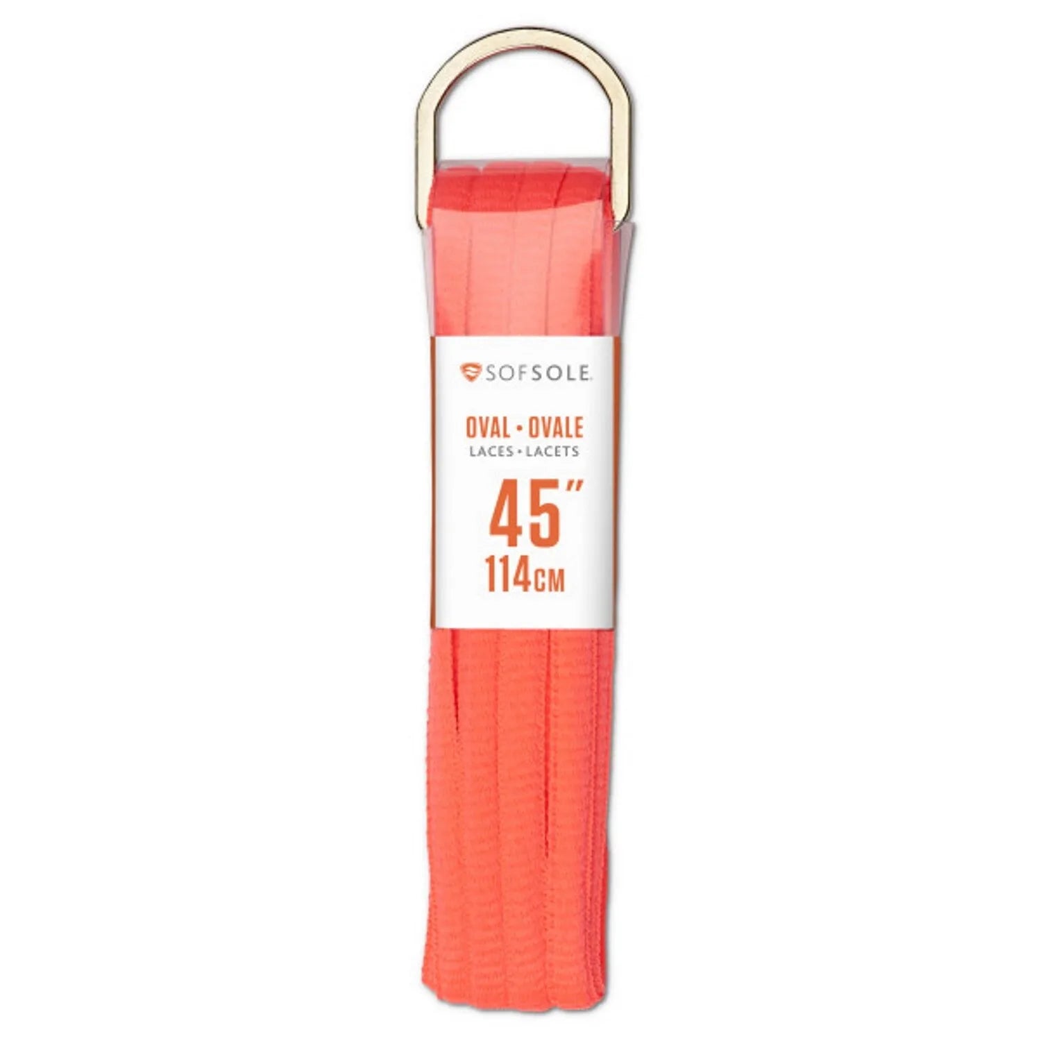 SofSole 45" Oval Shoe Laces - Coral