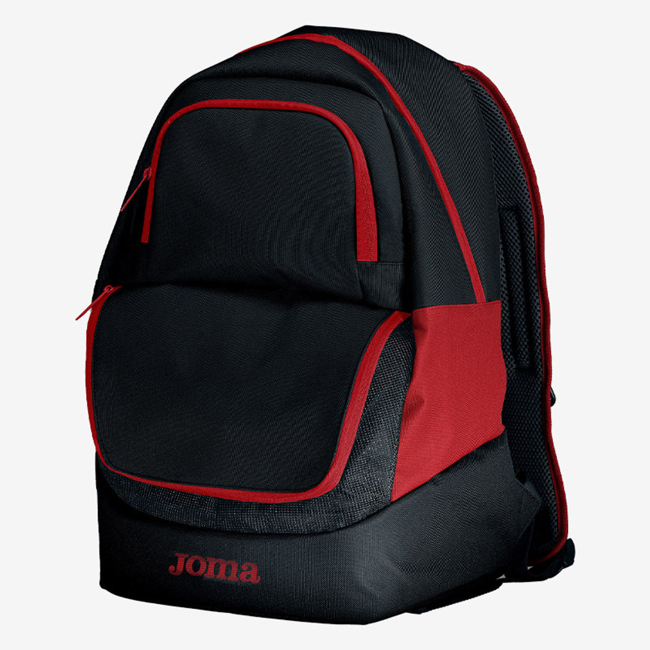 Joma Diamond II Backpack in Black/Red