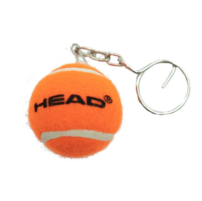 Head Mini Tennis Ball Keychain