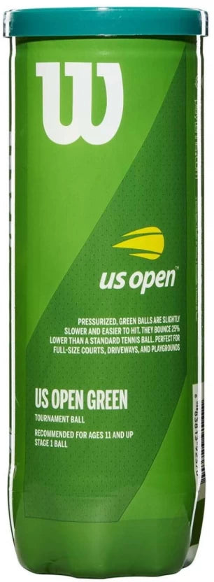 Wilson US Open Green Tournament Tennis Balls