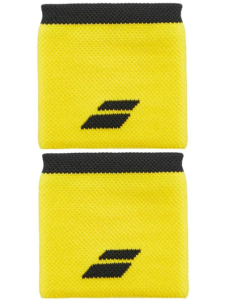 Babolat Logo Wristbands in Aero and Black