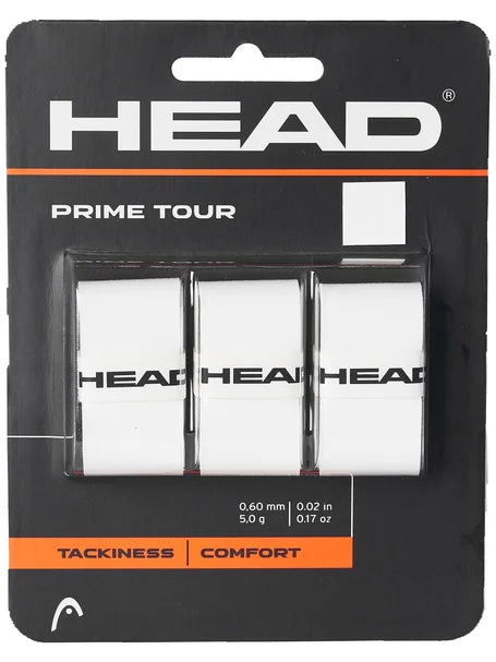Head Prime Tour Overgrip in White