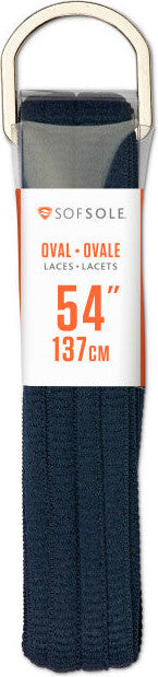 SofSole 54" Oval Shoe Laces - Navy