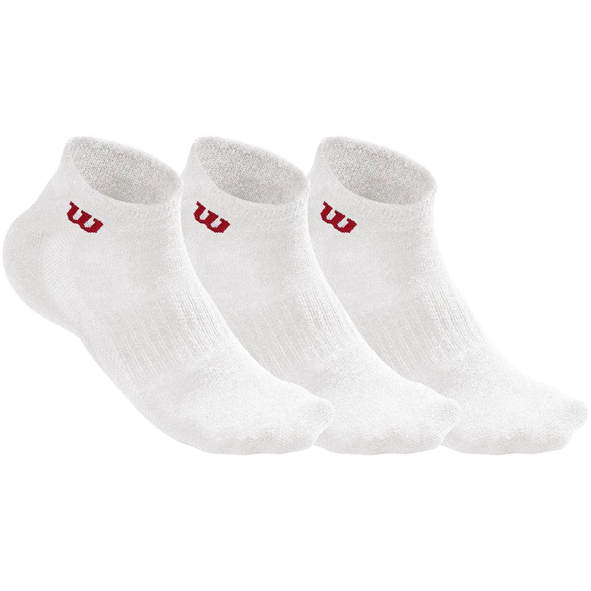 Wilson Men's Quarter Socks 3 Pack White