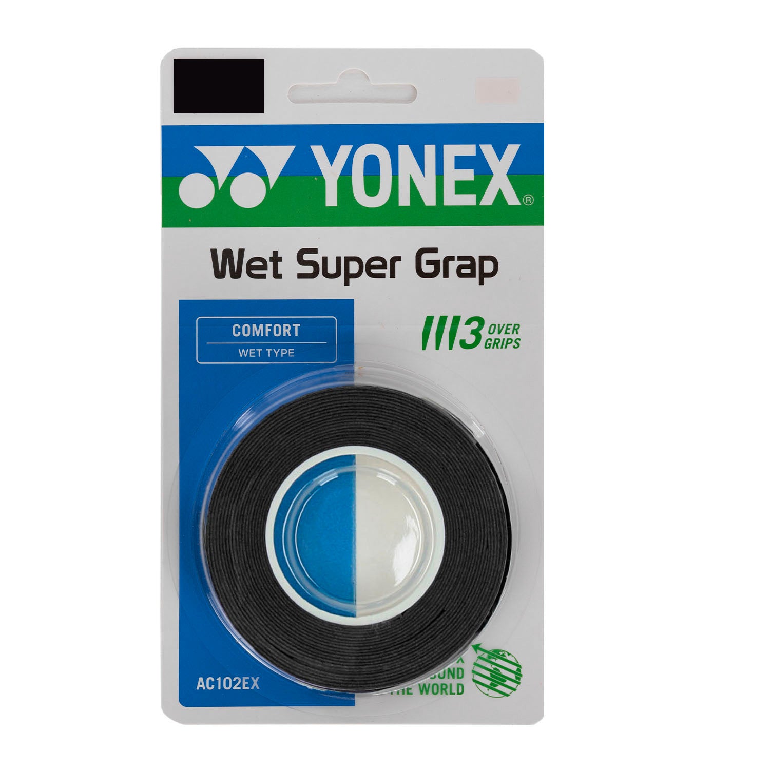 Yonex Overgrip Super Grap 3 Pack - Black